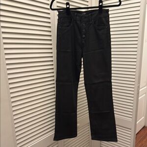 Joe's Jeans Black High-rise cropped flare fit (worn once)